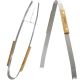 24. 3-in-1 BBQ Utensil Set with Wooden Handle