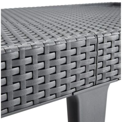 12. KETER Jaipur 235162 garden lounger (anthracite color)