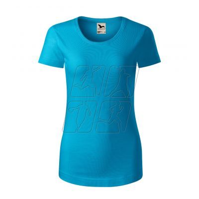 3. Malfini Origin T-shirt (GOTS) W MLI-17244 turquoise