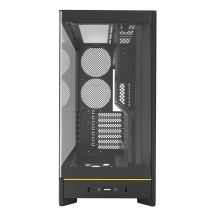 Montech HS02 PC Case, Midi-Tower, ATX, Tempered Glass, ARGB