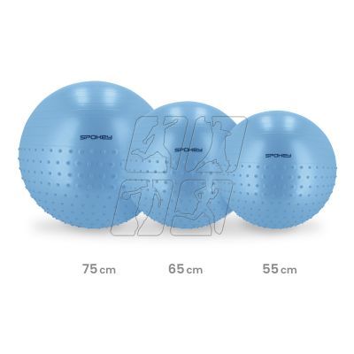 10. Spokey Half Fit gymnastics ball 75cm SPK-943629