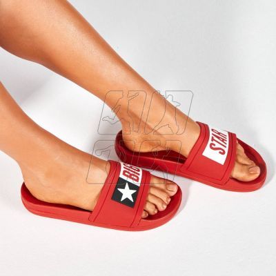 7. Rubber beach slippers Big Star W DD274A267 red