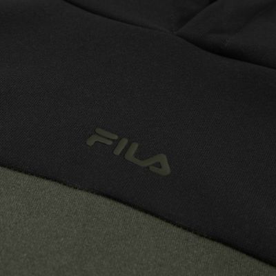 9. Fila Rivoli men's sweatshirt olive and black FAM1121 63185