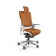 Wau 2 BL405 office chair, mandarin/white fabric