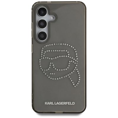 3. Case Karl Lagerfeld Rhinestones Karl Head Logo Samsung Galaxy S25 black