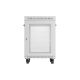 21. LANBERG FLOOR CABINET 19" 15U 600X600 LCD GRAY