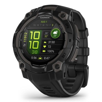 13. Garmin Instinct 3 AMOLED 45 mm Sports Watch, Black