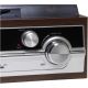 3. Denver VPR-190MK2 retro record player with radio and built-in speakers