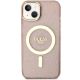 3. Guess GUHMP14MHCMCGP iPhone 14 Plus 6.7" pink/pink hardcase Glitter Gold MagSafe