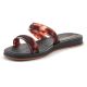 3. IPANEMA GLOW TRENDY SLIDE AD BLACK/TURTLE/BROWN 27421-BR850