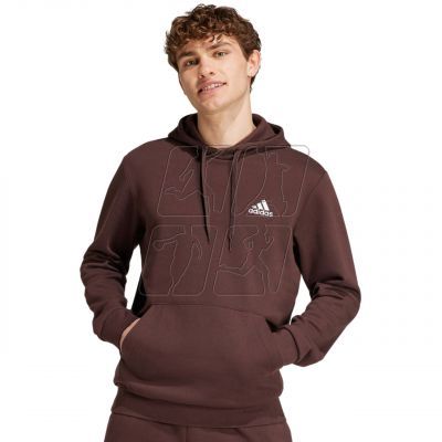 2. Adidas Essentials Fleece Hoodie M IZ4758