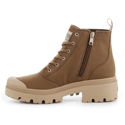 9. Palladium Pallabase Twill Butternut W 96907-204-M Shoes