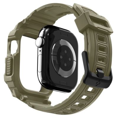8. Spigen Rugged Armor Pro Strap for Apple Watch 46mm - Green