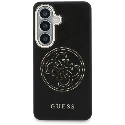 3. Guess Perforated Logo MagSafe Case for Samsung Galaxy S26 – Black