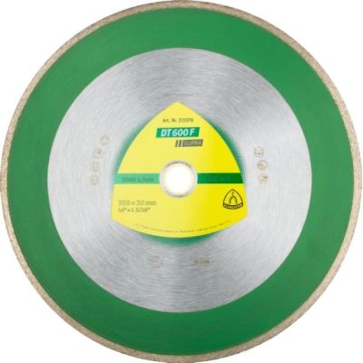2. KLINGSPOR FULL DIAMOND DISC 250mm x 1.9mm x 30/25.4mm DT600F CERAMIC.