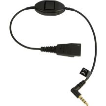 Link Mobile QD to 3.5mm with PTT/Supervisor Cord