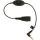 Link Mobile QD to 3.5mm with PTT/Supervisor Cord