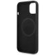 7. Guess GUHMP14MSBPLK iPhone 14 Plus 6.7" black/black hard case Silicone Logo Plate MagSafe
