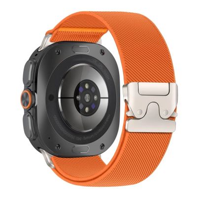 2. Tech-Protect Nylon Clasp for Samsung Galaxy Watch Ultra 47mm - Orange
