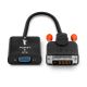 5. Lindy 38189 0.1m DVI-D VGA (D-Sub) Cable Adapter Black