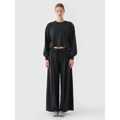 4. Women's sweatshirt without zipper and hood 4F 4FRSS24TSWSF2032-20S