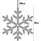 5. SNOWFLAKE DECORATIVE HANGING 40LED WHITE