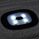 5. GREY HAT WITH 4-LED HEADLAMP 120 LM 3 LIGHT MODES FOR OUTDOOR ACTIVITIES