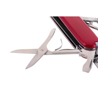 18. Victorinox Huntsman pocket knife, 15 f, 91mm, red