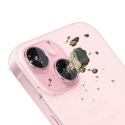 2. Camera cover 3mk Lens Protection Pro Pink for iPhone 15