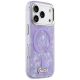 4. Guess IML Shell Script Metal MagSafe Case for iPhone 17 Pro Max - Purple