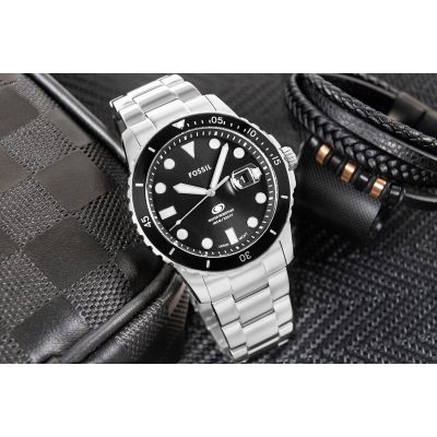 5. FOSSIL Blue FS6032 Men's Watch + BOX
