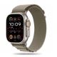 7. Tech-Protect Nylon Pro Strap for Apple Watch 4 / 5 / 6 / 7 / 8 / 9 / SE / Ultra 1 / 2 (42/44/45/49 mm) - Titanium Olive