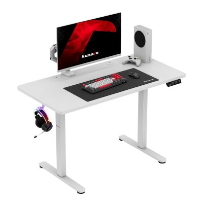 6. Huzaro Hero 8.1 White Gaming Desk