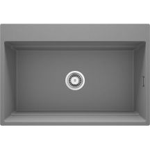 Single-bowl magnetic granite sink