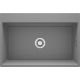 Single-bowl magnetic granite sink