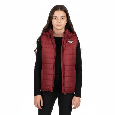 7. Geographical Norway Vatika Hood EO 233 Jr vest WW2008E/GNO-Burgundy