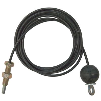 5. Multi-Gym Cable 272 cm, Rubber Stopper, Screw Mount