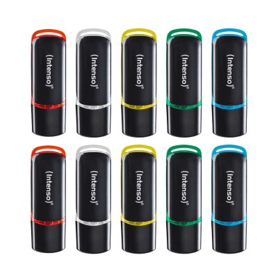 3. Intenso 3511551 USB Flash Drive 4GB USB Type-A 2.0 Black, Red, Green, Transparent, Yellow, Blue