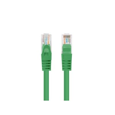 2. PATCHCORD CAT.6 UTP 1M GREEN FLUKE PASSED LANBERG 10-PACK