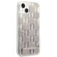 4. Karl Lagerfeld KLHCP14SLMNMS iPhone 14 6.1 "hardcase silver / silver Liquid Glitter Monogram