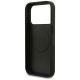 7. Guess Grained Gold Ring MagSafe Case for iPhone 18 Pro / 17 Pro - Black