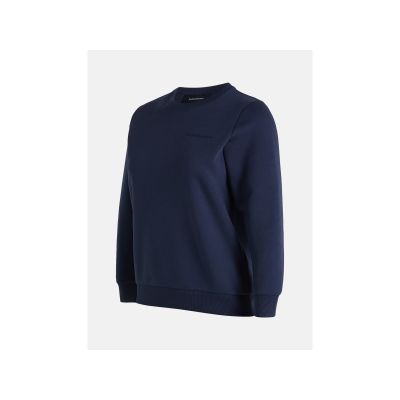 2. Peak Performance W Original Small Logo Crew Sweatshirt Blue