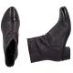 5. Women's leather ankle boots with heels, brown, insulated, Rieker Y0773-25