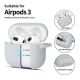 2. Tech-Protect Silicone Hook Case for Apple AirPods 3 - Gray
