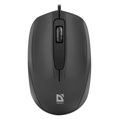 3. DEFENDER MOUSE ALPHA MB-507 SILENT BLACK 1000dpi 3P