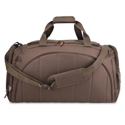 5. FITNESS/TRAVEL BAG A3029 BROWN SEMI LINE