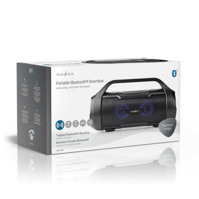 21. Nedis Party Boombox 60W LED Speaker [60W/ 6Std Battery/ Bluetooth/ TWS/ LED]