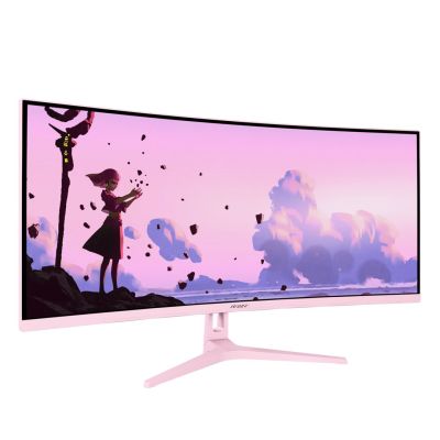 2. Arozzi Nova 34” Curved Computer Monitor 86.4 cm (34") 3440 x 1440 px 4K Ultra HD LED Pink