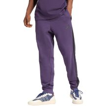 Men's adidas Essentials 3-Stripes Fleece Pants Purple JX0750