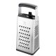 2. GEFU 10761 Manual Grater/Spiralizer Grater with Container Black, Silver
